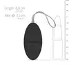 Easytoys - Remote Control Vibrating Egg - Black. Elegancki zdalnie sterowane jajeczko. 7 programów