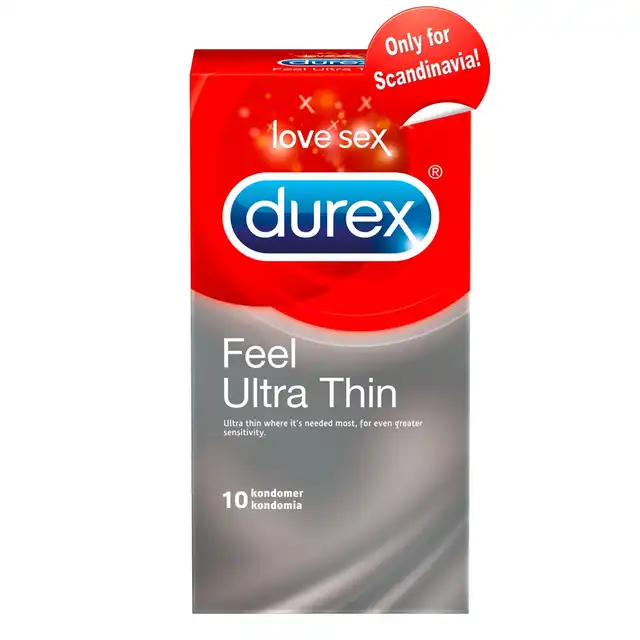 Durex - Feel Ultra Thin. Ultracienkie prezerwatywy 10 sztuk