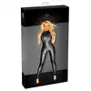 Noir Handmade - Jumpsuit XL. Drapieżny kombinezon z efektem wetlook z 2 zamkami błyskawicznymi. Bądź drapieżną kocicą!