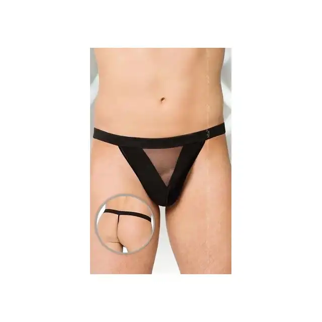 Softline - Thong 4426. Prześwitujące, kuszące stringi męskie. S/M/L. 
