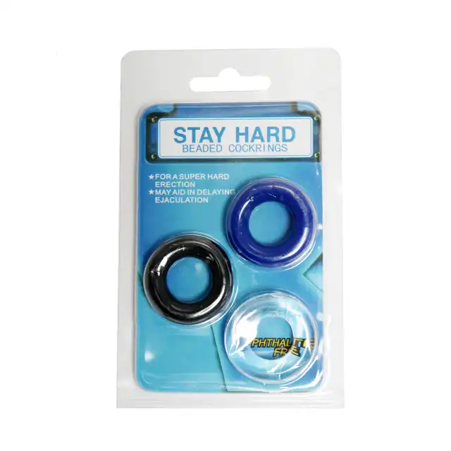 Stay Hard- Pierścienie erekcyjne- niesamowite efekty już od pierwszego użycia 