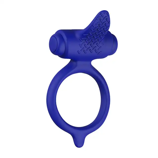 bSwish  - Bcharmed Basic Penis Ring Reflex Blue. Mocno wibrujący przyjaciel twojej sypialni.
