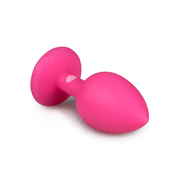 Easytoys - Diamond Plug Small - Pink. Mały korek analny różówy z diementem. Rozmiar S