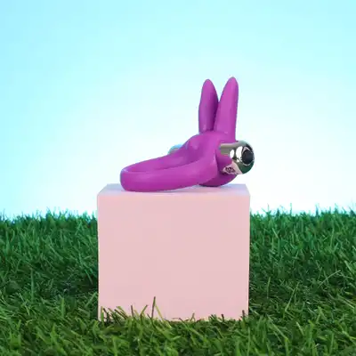 Sweet Smile-Rabbit wibrujący ring na penisa 