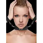 Ouch! - Collar And Cuffs. Pobudzający zmysły zestaw kajdanek z obrożą 