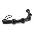 Falcon Gear - Balls Black. Czarne profesjonalne kule analne. Small Wymiary: 33 x 3,55 x 3,55 cm. 250 gr. 