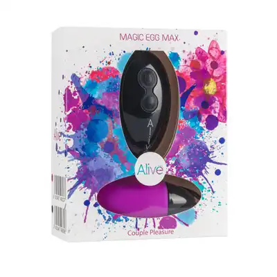 CNEX - Magic Egg Max Remote Control. Sterowane pilotem magiczne wibrujące jajeczko! 