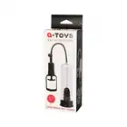 A-Toys - Vacuum Pump. Przezroczysta pompka do powiększania penisa. Mierz swoje postępy z linijką na tubie