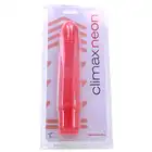 Climax Neon Vibrator - czerwony 17.1 cm