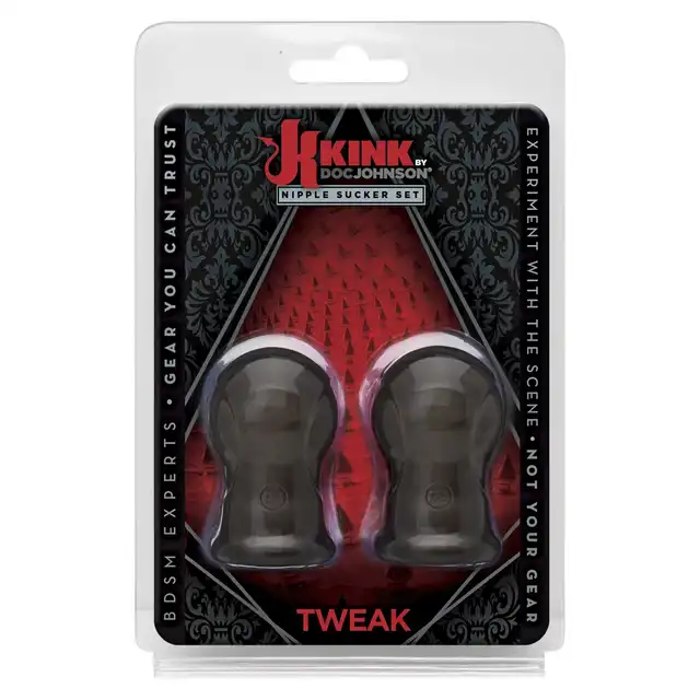 Kink - Nipple Sucker Set. Mocne przyssawki do sutków w formie pompek