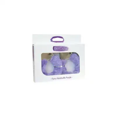 Toyz 4 Lovers - Furry Handcuffs Purple. Kajdanki z futerkiem. Fioletowe. Bestseller!