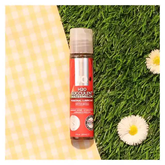 System JO - H2O lubricant Watermelon 30 ml. Profesjonalny lubrykant na bazie wody o smaku arbuza.