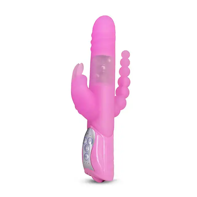 Layla - Ortensia Double Penetration Vibe. Potrójna stymulacja! Penetracja waginalna i analna. Silikonowy wibrator