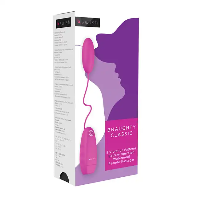 B Swish - Bnaughty Classic Vibrating Egg. Mocno wibrujące jajeczko
