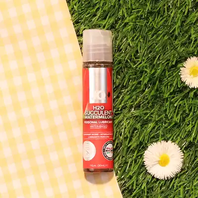 System JO - H2O lubricant Watermelon 30 ml. Profesjonalny lubrykant na bazie wody o smaku arbuza.