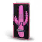 Layla - Ortensia Double Penetration Vibe. Potrójna stymulacja! Penetracja waginalna i analna. Silikonowy wibrator