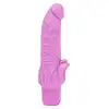 Toy Joy- Get Real Vibrator. Różowy wibrator ze stymulacją łechtaczki
