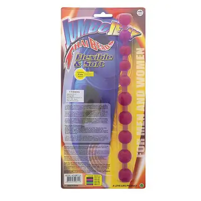 Jumbo Jelly - Thai Beads Carded. Fioletowe koraliki analne 
