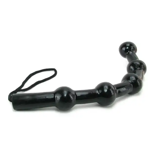Falcon Gear - Balls Black. Czarne profesjonalne kule analne. Small Wymiary: 33 x 3,55 x 3,55 cm. 250 gr. 