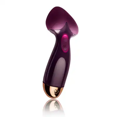 Rocks-Off - Purple Heart. Ciemnofioletowy stymulator z serduszkiem
