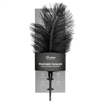 EasyToys - Black Feather Tickler. Łaskotka. Czarna i elegancka.