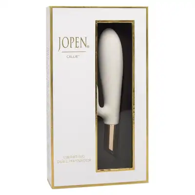 Jopen - Callie. Luxury Adlt Toy. Luksusowy Biało/Złoty. 7 programów. Przycisk Gemstone jak sterownik.