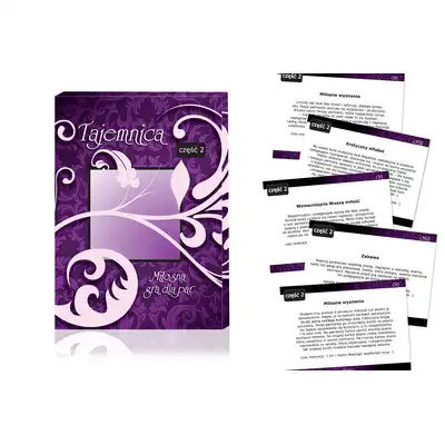 Rozkoszne Gry - Tajemnica Część 2. Zmysłowa gra karciana dla par. Mega sale!
