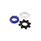 A-Toys - Cockrings set. Zestaw 3 ringów z wypustkami dla intensywniejszej stymulacji i silniejszej erekcji