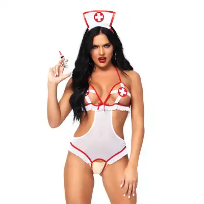 Leg Avenue - Naughty Nurse. Super seksowny strój niegrzecznej pielęgniarki. 