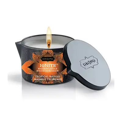 Kamasutra - Tropical Mango. Świeca do masażu o cudownym zapachu dojrzałego mango 