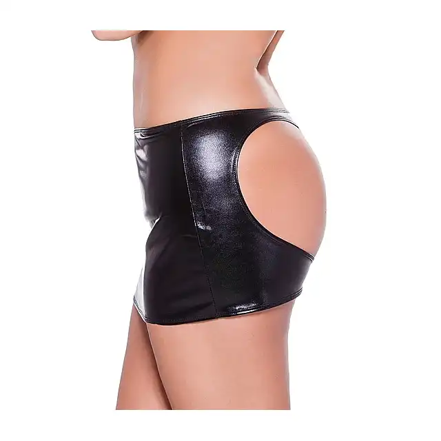 Allure - Kissable Kitten Skirt One Size. Ultra seksowna spódniczka mini w stylu Wet Look. Uwaga.. Tylko dla niegrzecznych