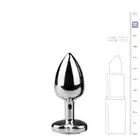  Easy Toys - Metal Butt Plug Heart Crystal. Wtyczka z kryształkiem w kształcie serca. 