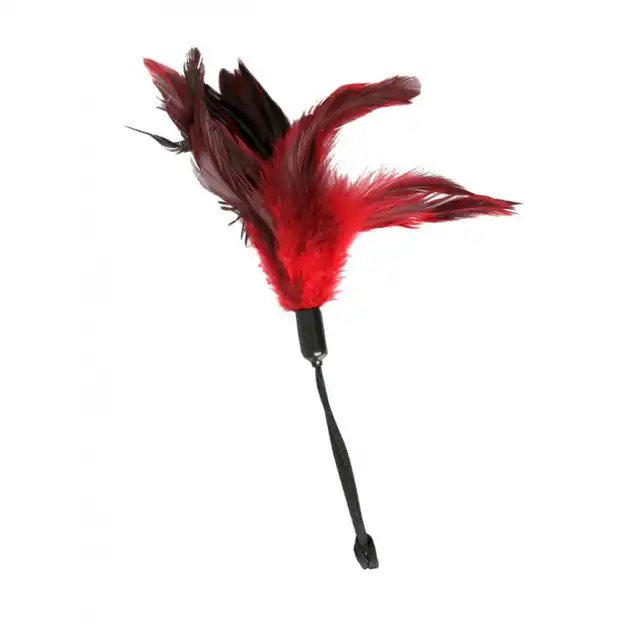 Sportsheets - Pleasure Feather Red. Bordowe piórko. 