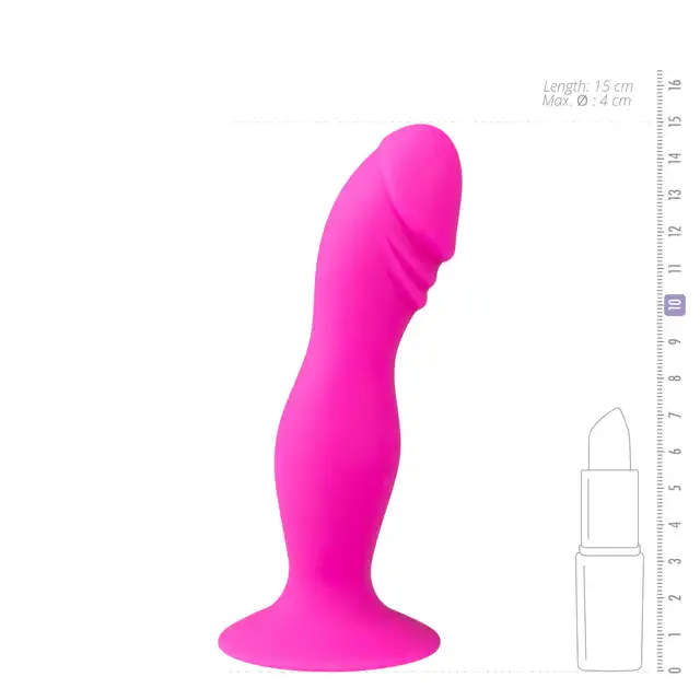 Easy Toys - Silicone Pleaser Anal Dildo. Różowe dildo analne. 