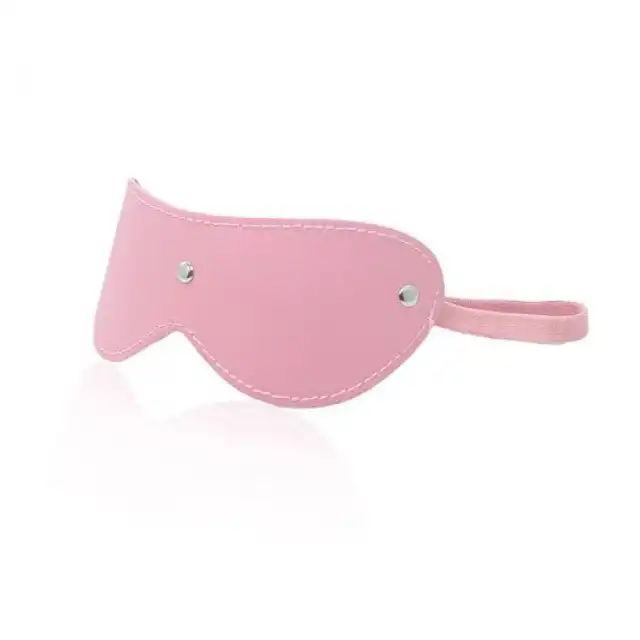 Toyz4Lovers - Blindfols Mask Pink. Opaska osłaniająca oczy. Pudrowy róż. 