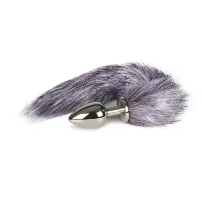 Easy Toys - Fox Tail Plug Large. Duża wtyczka analna z lisim ogonem. 