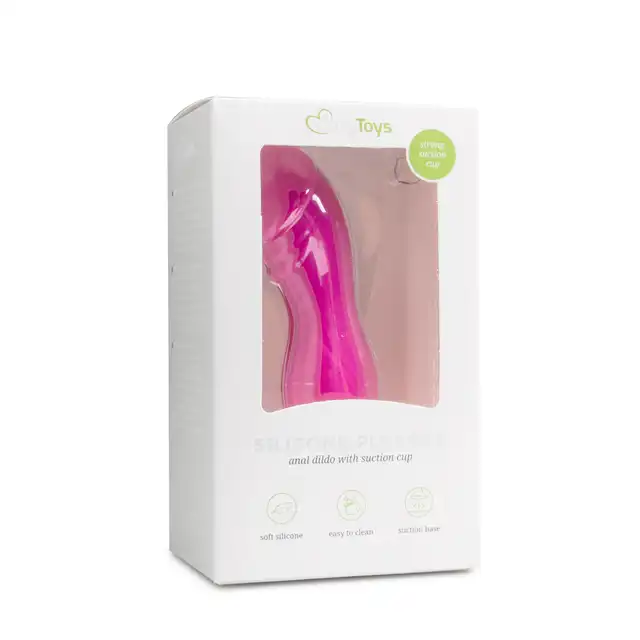 Easy Toys - Silicone Pleaser Anal Dildo. Różowe dildo analne. 
