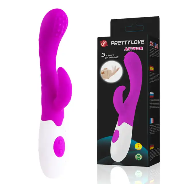 Pretty Love - Arthur. Silikonowy wibrator z masującymi kuleczkami!