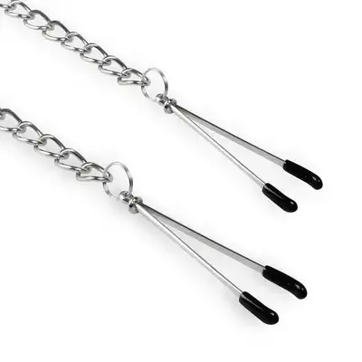 Easy Toys - Nipple Clamps. Klamerki na sutki z łańcuchem 32 cm