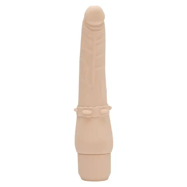 Real Feel - Classic Smooth Vibrator Nude. Silikonowy wibrator analny 