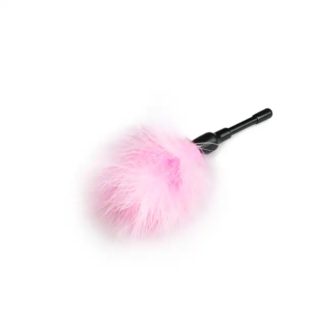 Easy Toys - Feather Tickler Pink Small. Małe jasnoróżowe piórko. 