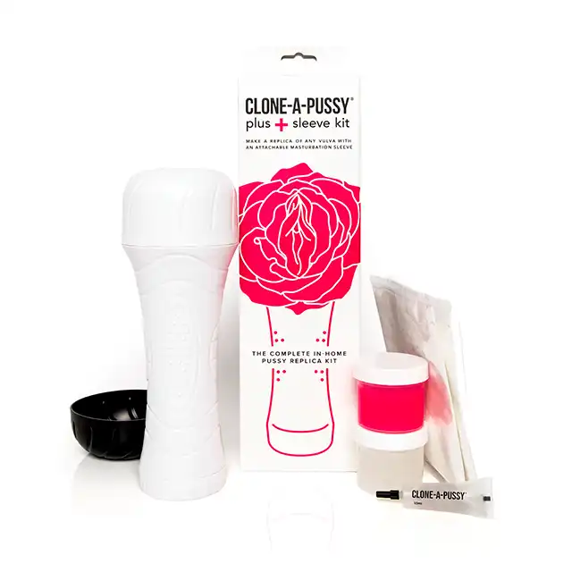 Clone-A-Pussy - Plus Sleeve Kit Pink. Zestaw do klonowania waginy. Stwórz swój własny masturbator za pomocą odlewu! Wygodny kształt i intensywne doznania