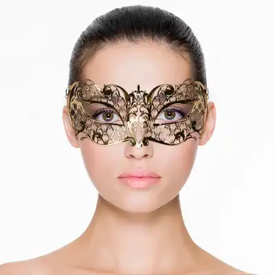 Easy Toys - Mask Lace Gold. Ażurowa maska w stylu weneckim!
