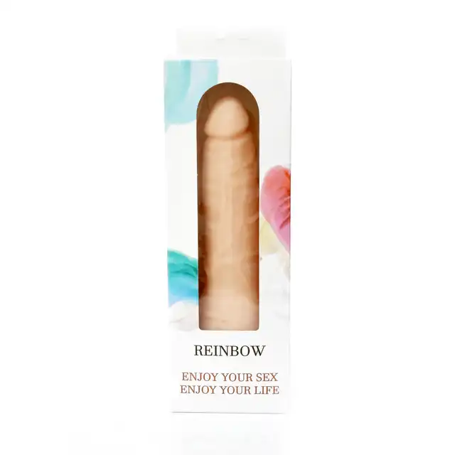 Reinbow - realistyczny wibrator z cyberskóry. 