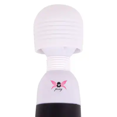Pixey - Mini Black Massage Wand. Mały i mocny wibrator sieciowy!