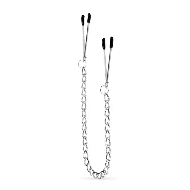 Easy Toys - Nipple Clamps. Klamerki na sutki z łańcuchem 32 cm