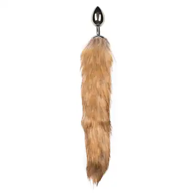 Easy Toys - Fox Tail Plug M. Wtyczka analna z lisim ogonem w rozmiarze M. 
