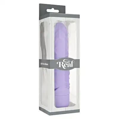 Get Real - Classic Original Vibrator. Realistyczny fioletowy wibrator z niesamowitymi programami wibracji! 