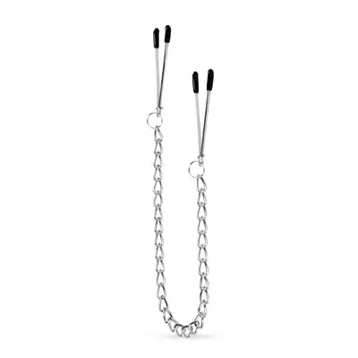 Easy Toys - Nipple Clamps. Klamerki na sutki z łańcuchem 32 cm
