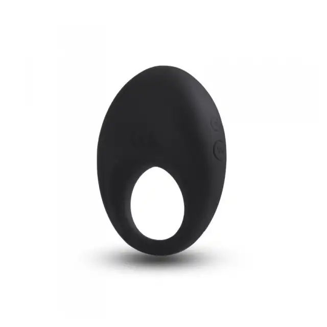 Toyz4Lovers - Cock Ring Black USB. Czarny wibrujący ring na penisa na USB.
